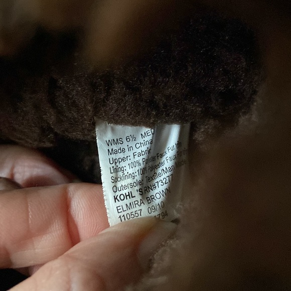 SO Suede Deep Chocolate Faux Fur Boots - Picture 5 of 10